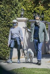 Jodie Foster and Alexandra Hedison - Out in Santa Monica 03/23/2021
