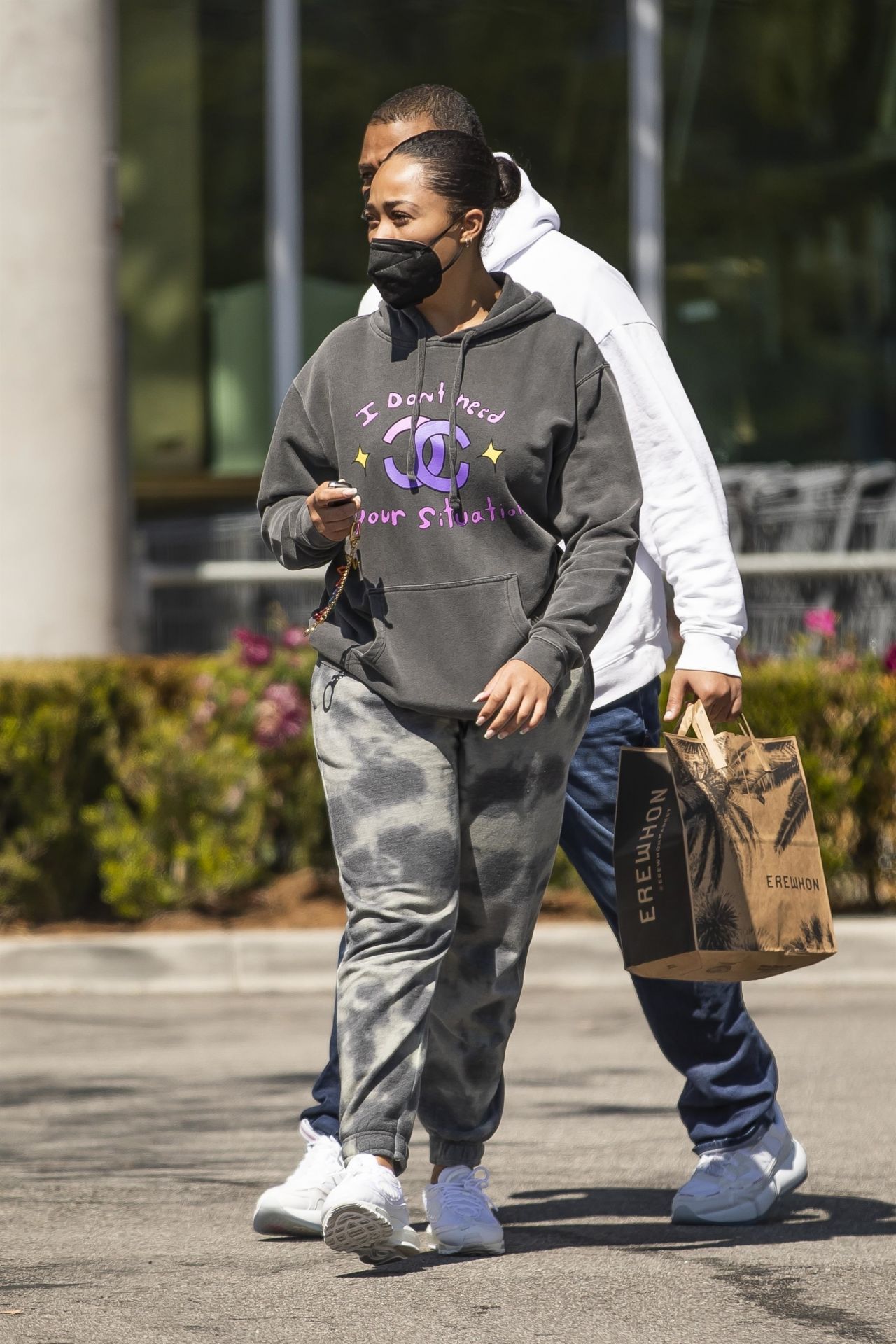 Jordyn Woods With Her Brother in LA 03/13/2021 • CelebMafia