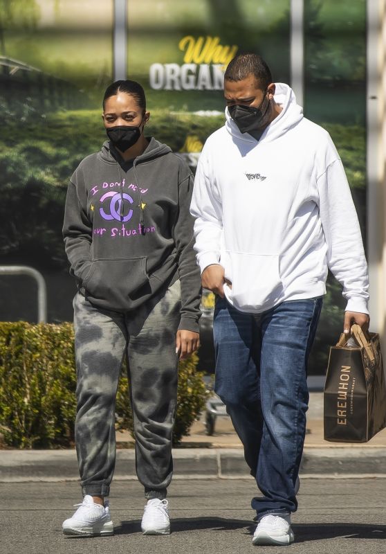 Jordyn Woods With Her Brother in LA 03/13/2021
