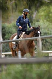 Julia Carey - Taking Horse Riding Lessons in the Palisades 03/25/2021