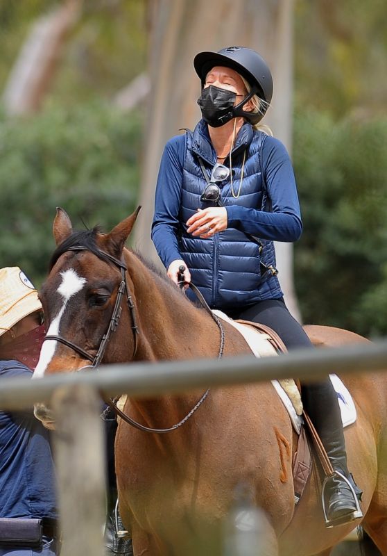 Julia Carey - Taking Horse Riding Lessons in the Palisades 03/25/2021