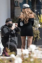 Kara Del Toro Leggy in Mini Dress - Photoshoot in Beverly Hills 03/17/2021