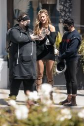 Kara Del Toro Leggy in Mini Dress - Photoshoot in Beverly Hills 03/17/2021