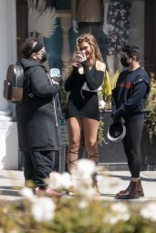 Kara Del Toro Leggy in Mini Dress - Photoshoot in Beverly Hills 03/17/2021