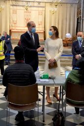 Kate Middleton - Visits COVID-19 Vaccination Centre at Westminster Abbey in London 03/23/2021