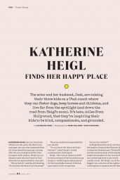 Katherine Heigl - Parents Magazine April 2021 Issue