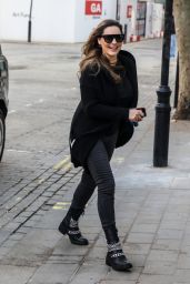 Kelly Brook - Arriving for Her Heart FM Show in London 03/01/2021