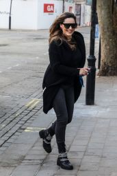 Kelly Brook - Arriving for Her Heart FM Show in London 03/01/2021