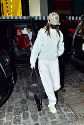 Kendall Jenner in Travel Outfit - Arriving in NYC 03/20/2021