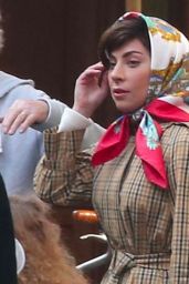 Lady Gaga - "House of Gucci" Set in Milan 03/10/2021