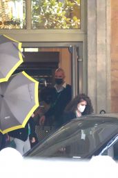 Lady Gaga - Leaves Her Hotel in Rome 03/24/2021