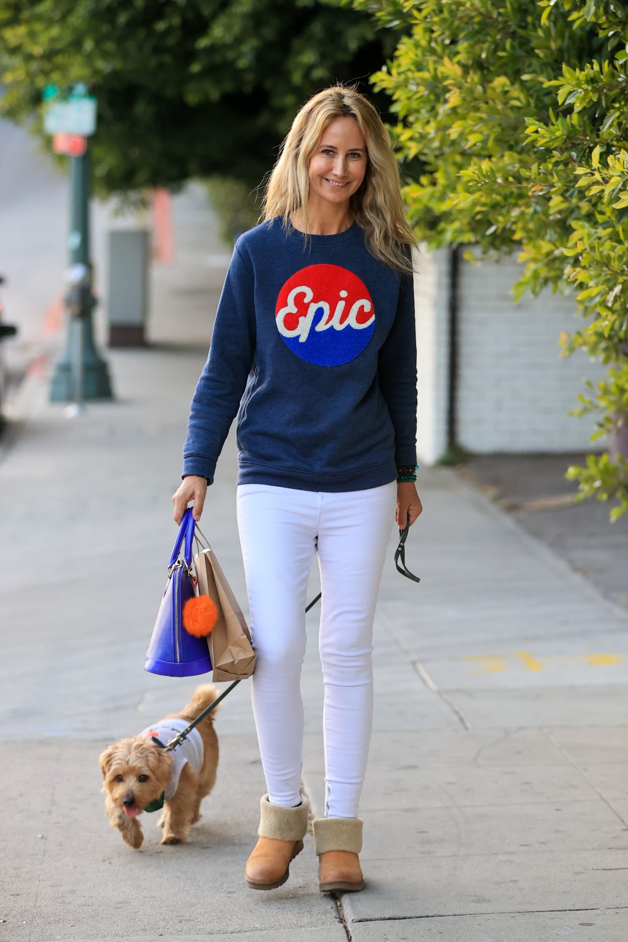 Lady Victoria Hervey Wears an Epic Sweater - Leaving The Chateau