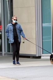 Lili Reinhart - Walking Her Dog in Vancouver 03/04/2021