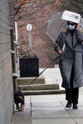 Lili Reinhart - Walking Her Dog in Vancouver 03/21/2021