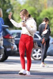 Lucy Hale in Tights - LA 03/28/2021