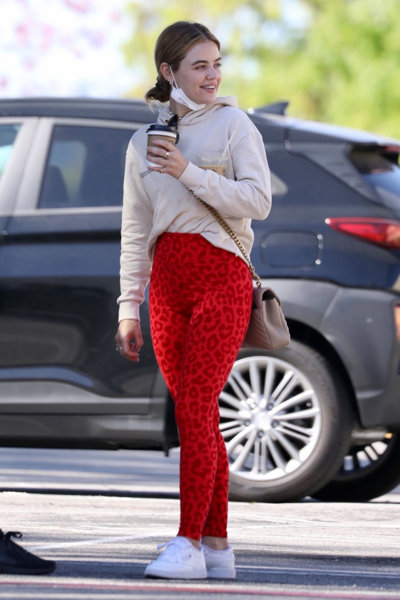 Lucy Hale in Tights - LA 03/28/2021 • CelebMafia