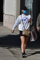 Lucy Hale - Shopping at American Rag Cie Clothing Store in LA 03/02/2021