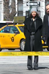 Marisa Ramirez - "Blue Bloods" Filming Set in Manhattan 03/21/2021