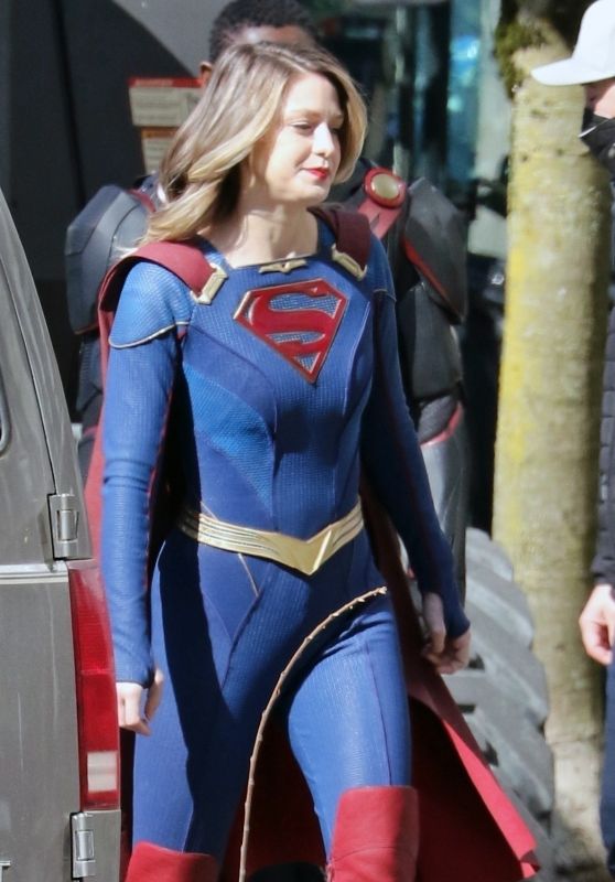 Melissa Benoist - "Supergirl" Set in Vancouver 03/29/2021