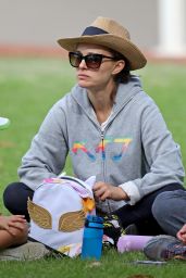 Natalie Portman at Her Kids Soccer Game - Sydney 03/02/2021
