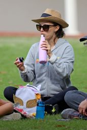 Natalie Portman at Her Kids Soccer Game - Sydney 03/02/2021