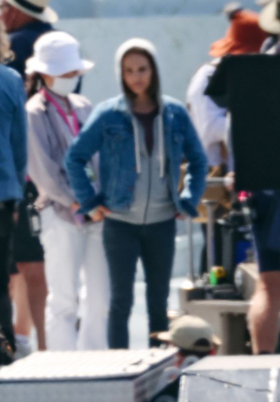 Natalie Portman on Set During Filming in Sydney 03/05/2021