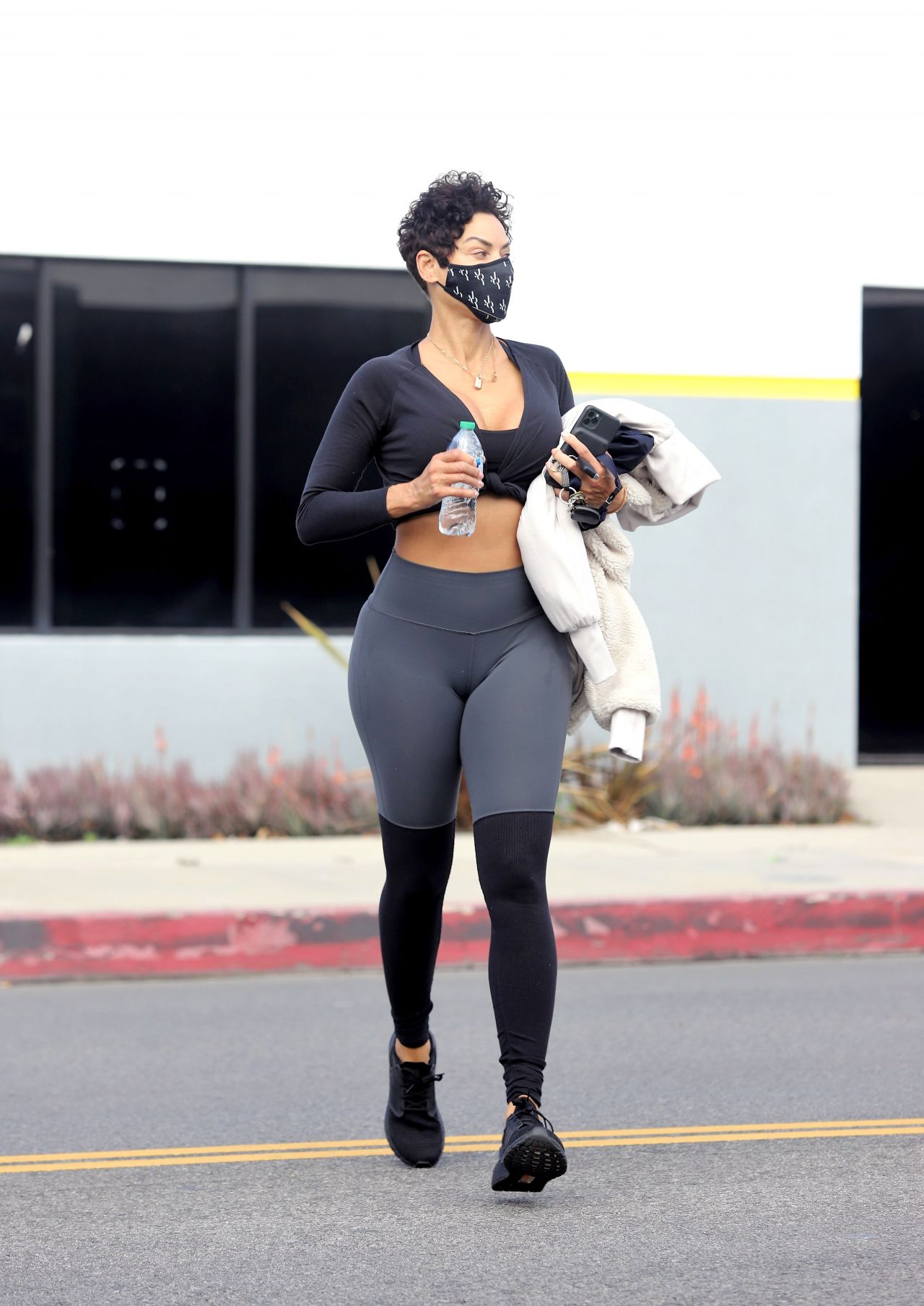 Nicole Murphy in Workout Outfit - Los Angeles 03/18/2021.