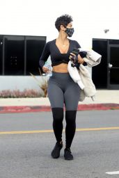 Nicole Murphy in Workout Outfit - Los Angeles 03/18/2021
