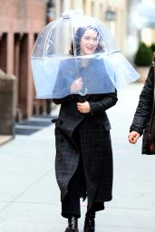 Rachel Brosnahan - "The Marvelous Mrs Maisel" Filming Set in Manhattan 03/04/2021
