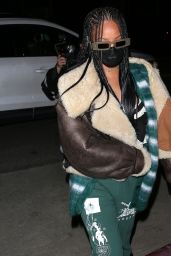 Rihanna Night Out Style - Giorgio Baldi in Santa Monica 03/11/2021