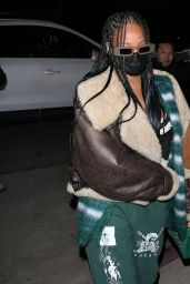 Rihanna Night Out Style - Giorgio Baldi in Santa Monica 03/11/2021
