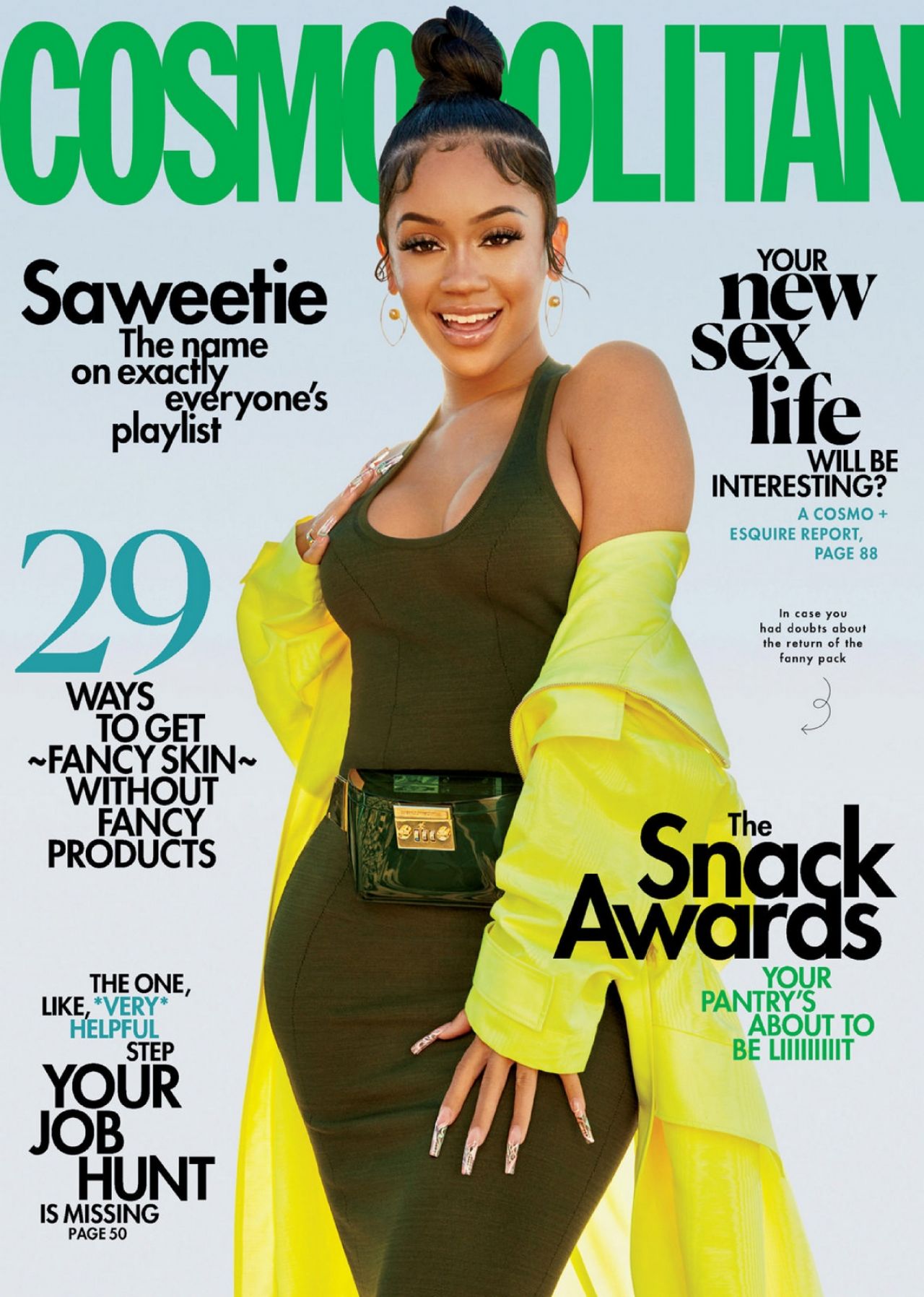 Saweetie Cosmopolitan Magazine US April 2021 Issue • CelebMafia
