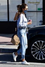 Alessandra Ambrosio at Kreation Organic in Brentwood 04/05/2021