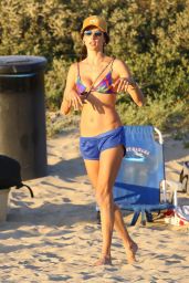Alessandra Ambrosio at the Beach in Malibu 03/18/2021