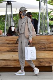 Alessandra Ambrosio in Comfy Outfit in Malibu 04/20/2021