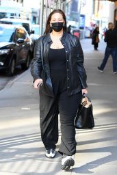 Ashley Graham - Arrives at the Michael Kors Fashion Show in NY 04/08/2021