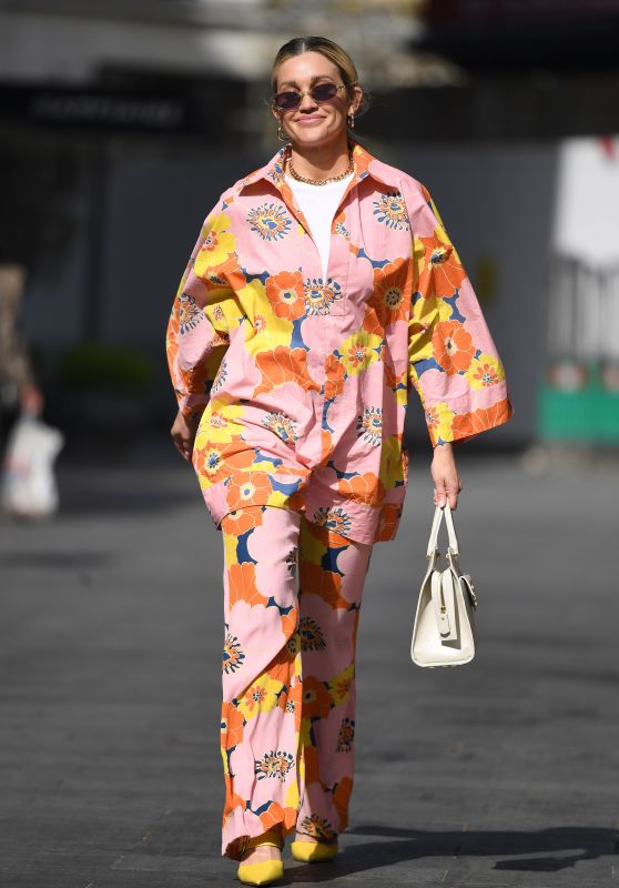 Ashley Roberts in a Floral Print Co-ord 04/27/2021