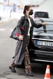 Bella Hadid - Leaving Her Hotel in Milan 04/15/2021
