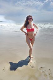 Blanca Blanco in a Red Bikini in Malibu 04/16/2021