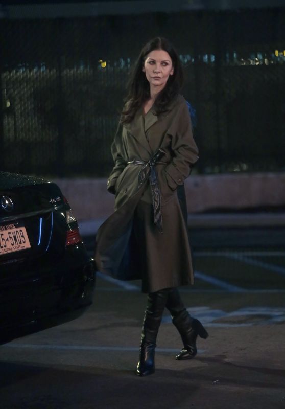 Catherine Zeta-Jones - "Prodigal Son" Set in New York 04/19/2021