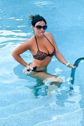 Claudia Romani - Posing at the Pool in the Seminole Hard Rock Hotel in Hollywood 04/22/2021