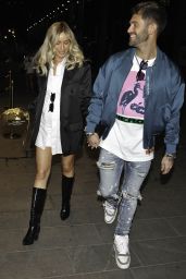 Danielle Fogerty - Night Out With Ross Worswick at The Ivy in Manchester 04/17/2021