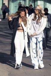 Demi Sims and Francesca Farago - Out in London 03/30/2021