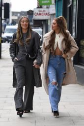 Demi Sims and Francesca Farago - "The Only Way is Essex" TV Show Filming in Essex 04/06/2021