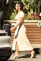 Draya Michele and Tyrod Taylor at the Four Seasons in West Hollywood 04/11/2021