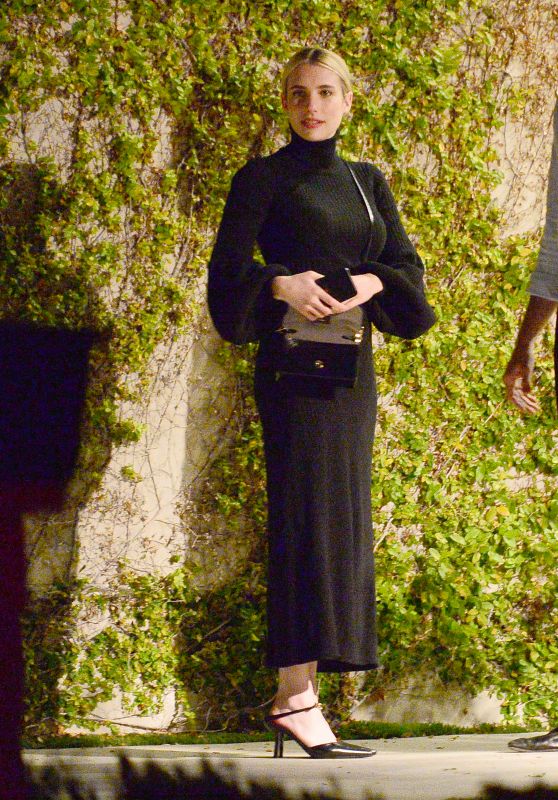 Emma Roberts - Arrives to Dinner Party in Beverly Hills 04/23/2021