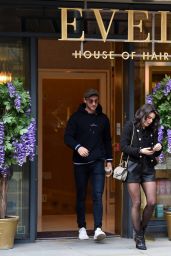 Faye Brookes and Joe Davies at Evelyn House Of Hair and Beauty in Manchester 04/15/2021