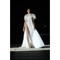 Georges Hobeika Fall 2021 Haute Couture White Ruffle Dress