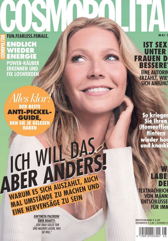 Gwyneth Paltrow - Cosmopolitan Magazine Germany May 2021 Issue