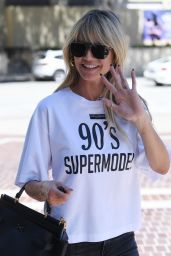 Heidi Klum in a Slogan T-shirt by Dolce & Gabbana 03/28/2021